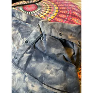 Lululemon Vinyasa Scarf Diamond Dye Graphite Grey Pink Pastel Snap Scarf‎ O/S thumbnail 4