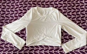 Apex Long Sleeve Crop Top Small thumbnail 1