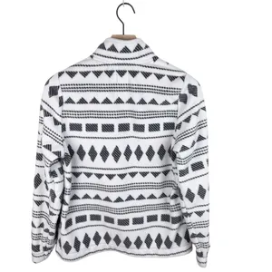 Telluride Clothing Company Aztec Print Quarter Zip Fleece Pullover Size Medium thumbnail 2