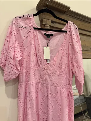 Sanctuary Eyelet V-Neck Maxi Dress NWT thumbnail 6