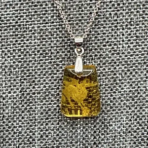 Sterling Silver 925 Signed Horse Necklace thumbnail 2