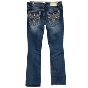 Vigoss Women's The New York Slim Boot Low Rise Blue Jeans Size 7/8 thumbnail 2
