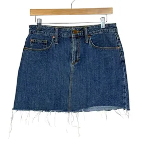 Articles Of Society Denim Mini Skirt Medium Wash Size 10 Coastal Cowgirl Concert thumbnail 2