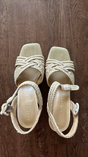 Marc Fisher Platform Woven Heels thumbnail 5