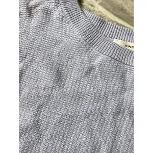 Vince Women Lavender Purple 100% Cotton Waffle Knit Crew Neck Sweater Small thumbnail 4