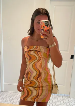 Tie Dye tube dress Size XS thumbnail 1