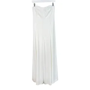 Rosetta Getty x RTR Wide Leg Strapless Jumpsuit White Size 0 thumbnail 3