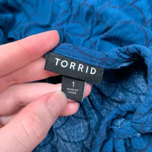 Torrid Blue Mermaid Scale Sleeveless Maxi Dress Plus Size 1X 40125454 thumbnail 5