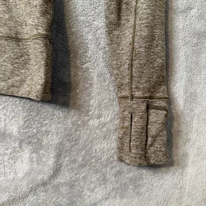 Lululemon Rush Hour 1/2 Zip Heathered Military Green Pullover Size 8‎ Active thumbnail 9