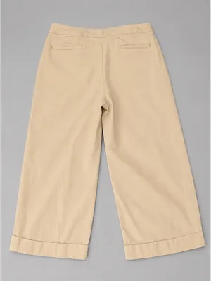 Y2K Moda International Beige Wide Leg Cotton Pants Size 12 thumbnail 2