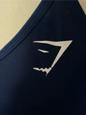 Gymshark Navy Scoop Ruched Sports Bra thumbnail 5