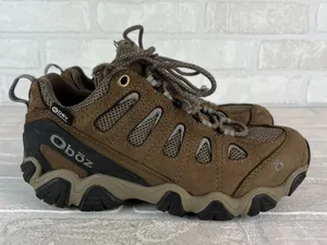 Oboz‎ Sawtooth II Hiking Shoes Low Waterproof B Dry Womens 7.5 38 Brown Boots thumbnail 1