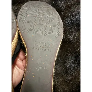 UGG Australia Alvina Wedge Suede Slip On Sandals Women's Size 10 thumbnail 7