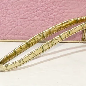 Juicy Couture Y2K‎ Pink Gold preppy royalty Wristlet Wallet Clutch thumbnail 3