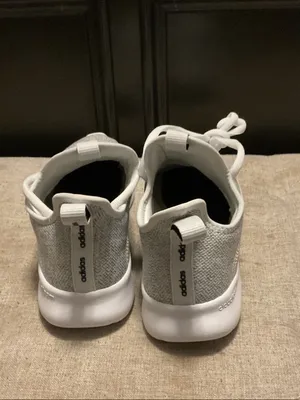 adidas Gray and White cloudfoam running Sneakers thumbnail 3