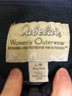 Cabela's Women's Fleece Zipped Sweater Vest Size Large thumbnail 5