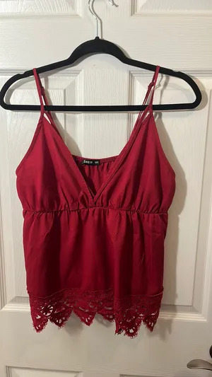 SheIn Red Tank Top thumbnail 1