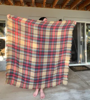 Plaid Blanket Scarf Multiple thumbnail 3
