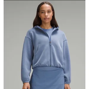 Lululemon Softstreme Full Zip Hoodie Jacket Oasis Blue 12 NWT thumbnail 2