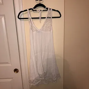 kendall and kylie white summer flowy dress thumbnail 4