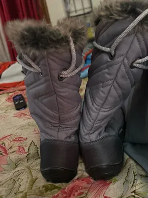 Columbia Minx Mid III Waterproof Snow Boots Ti Grey Steel 9.5 Pristine thumbnail 3