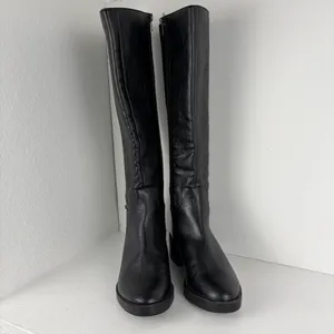 Life Stride Bristol black faux leather riding boots thumbnail 4