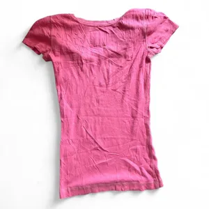 Vintage Y2K Abercrombie‎ Pink Classic Stretch Fitted Baby Tee thumbnail 4
