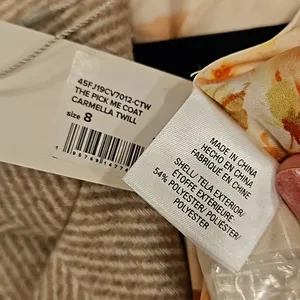 💕FAVORITE DAUGHTER💕 The Pick Me Coat ~ Carmella Twill 8 NWT thumbnail 15