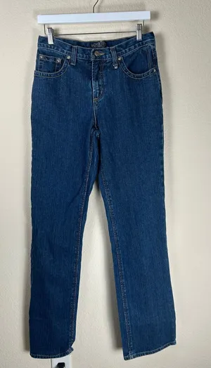 Vintage Rockies Jeans Women's Size 8 Long Dark Wash Denim Western Cowgirl thumbnail 1