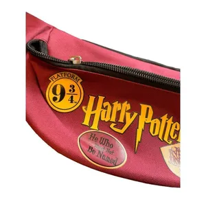 Harry Potter Burgundy Fanny Pack With Adjustable Strap & Zippered Compartment thumbnail 2