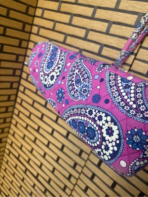 Vera Bradley purple paisley handbag thumbnail 7