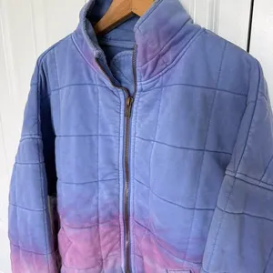 By Together Quilted Ombre Zip-Up Jacket - Size Small thumbnail 2