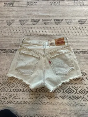 Levi’s 501 NWT Denim Shorts Button Fly Cut-Off thumbnail 2