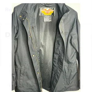 Harley Davidson Vintage Womens Nylon Parka Jacket Black Size XL thumbnail 3