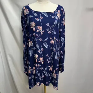 Billabong Heart strayed Floral Mini Dress Womens Medium Rayon Boho‎ Summer thumbnail 2