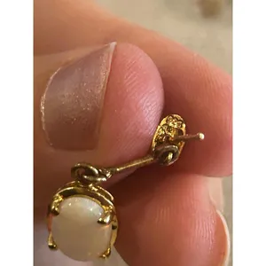 A271 1 inch 925 sterling silver gold tone thumbnail 9