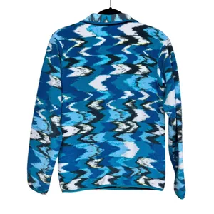 Patagonia Synchilla Snap-T Fleece Trout Tales Elwha Blue‎ Women’s Size Small thumbnail 2