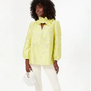 Tuckernuck Lemon Floral Blouse thumbnail 4