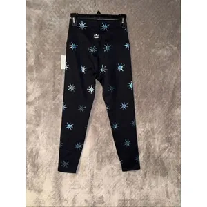 Beyond Yoga High Waisted Leggings FK3243 Foil Snowflake SMALL NEW 774 thumbnail 7