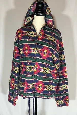Vintage Southwestern Zip Up Hoodie thumbnail 1