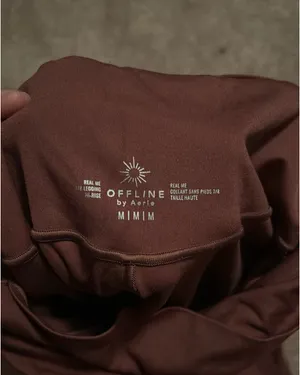 Aerie OFFLINE by High-Waisted Leggings Crossover 7/8 Real Me thumbnail 2