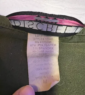 Discreet Green Bodysuit thumbnail 3