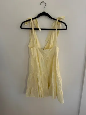 Princess Polly Galvis Mini Dress Lemon - US 6 / Lemon thumbnail 3