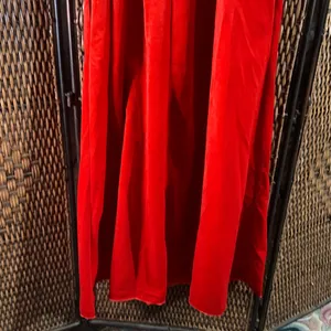 Vintage Velvet Ren-Faire Dress with Gold Trim Size L thumbnail 6