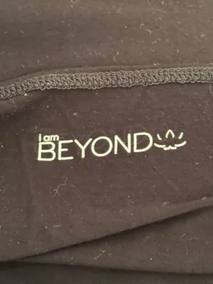 Beyond Yoga I am Beyond Black One Shoulder Bell Sleeve Tunic in Black thumbnail 4