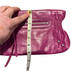 banana republic‎ Leather Wristlet Fushia CP thumbnail 5