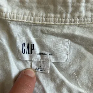 Gap lurex white shirt thumbnail 3
