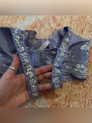 Victoria’s Secret the dream angels push up without lining lilac silver pearl 34D thumbnail 5