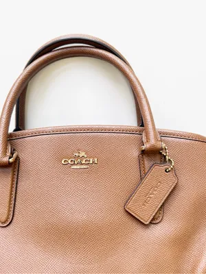 COACH Brown Small Margot Carryall thumbnail 4