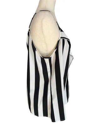 Brenda Black & White Striped Tank Top thumbnail 7